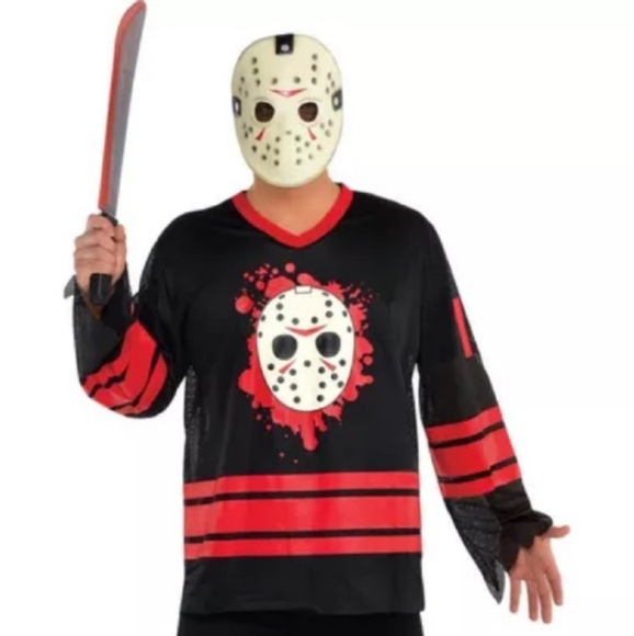 🆕 Friday the 13th Jason Voorhees Halloween Costume Accessory Kit, Adult S/M - Picture 1 of 10